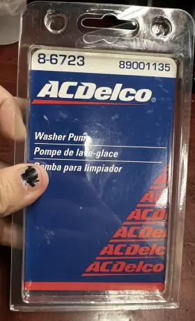8-6723 ACDELCO Windshield Washer Pump