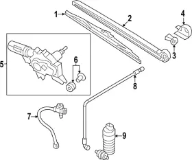 Audi 89a-955-961-b Genuine Tube Audi 89a-955-961-b Genuine Tube