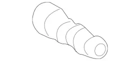Audi 8e0-955-873 Genuine Headlight Washer Hose Connector