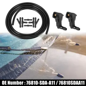 724708348492 AUTOMALL TECH Front Windshield Washer Nozzle Kit