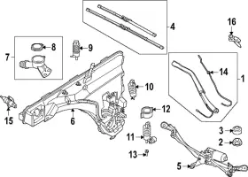 Bmw 61-35-5-a50-4a5 Genuine Washer Pump Bmw 61-35-5-a50-4a5 Genuine Washer Pump