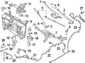 Bmw 61-66-5-a0a-a58 Genuine Washer Reservoir Bmw 61-66-5-a0a-a58 Genuine Washer Reservoir