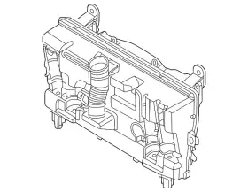 Bmw 61-66-5-a5d-915 Genuine Washer Fluid Reservoir