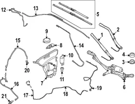 61-66-9-851-357 BMW Washer Nozzle
