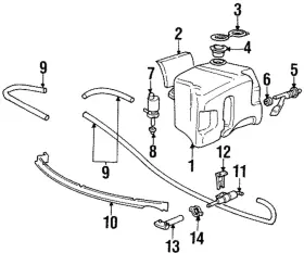 Bmw 61-67-8-366-420 Genuine Reservoir Bmw 61-67-8-366-420 Genuine Reservoir