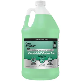 Clean Revolution Cr-128rs-1wshield-ev Windshield Washer Fluid 128oz Methanol Free Winter -15f Ev