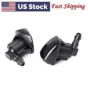 Comebuybest 310002572314 2pcs Windshield Wiper Spray Jet Nozzle Washer For Toyota Corolla Sienna 2004-11