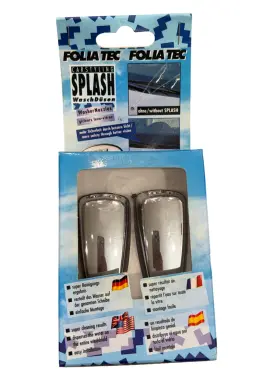 Foliatec 34885 Universal Chrome Windshield Washer Jet Spray Nozzle Wiper Foliatec 34885 Universal Chrome Windshield Washer Jet Spray Nozzle Wiper