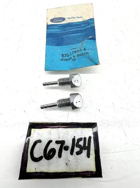 Ford B5s-17666-a 2- Nos 1955 1956 1957 Thunderbird 57 - 1966 F100 Windshield Washer Nozzle Pickup