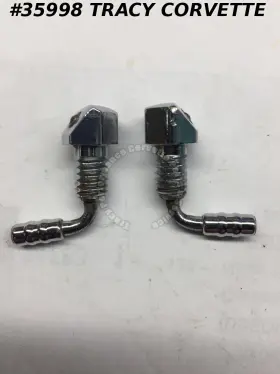 General Motors 3957028 1969-1971 Corvette Headlight Washer Nozzle Early 1971 A Pair Used General Motors 3957028 1969-1971 Corvette Headlight Washer Nozzle Early 1971 A Pair Used