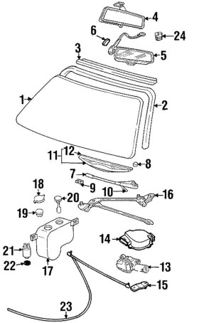Gm 22110531 Genuine Windshield Washer Nozzle