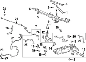 Gm 84955774 Genuine Washer Fluid Reservoir