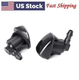 Goodnewstoreusa 550714243762 2pcs Windshield Wiper Spray Jet Nozzle Washer Fit Toyota Corolla Sienna 2004-11