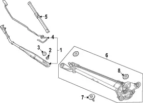 Honda 76650-t20-a11 Genuine Nozzle Set