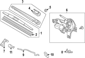 Honda 76850-tya-a01 Genuine Nozzle Rear Wswa Honda 76850-tya-a01 Genuine Nozzle Rear Wswa