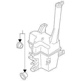 Hyundai 98620-2s100 Genuine Washer Reservoir