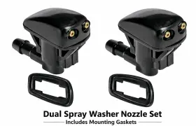 Isumo Wwn310t Dual Spray Washer Nozzle Set Of 2 With Gaskets For Toyota 4runner 1996 2005