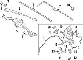 Land-rover Lr093460 Genuine Land-rover Washer Pump