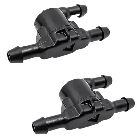 Ldcre Qp7028 2pcs Windshield Washer Check Valve Replacement For Toyota Scion Black