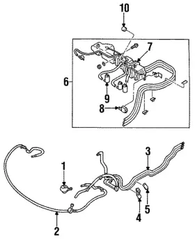 Mazda Fd13-51-820 Genuine Nozzle