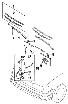 Mazda Lb82-67-510b Genuine Nozzle