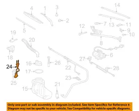 Mercedes-benz 1708300661 Used Washer Fluid Reservoir Fits 2002 Mercedes-benz Slk 170 Type Slk23