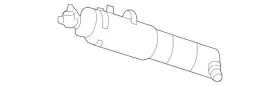 Mercedes-benz 172-860-02-47 Genuine Mercedes-benz Headlight Washer Nozzle