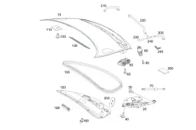 190-795-07-00 MERCEDES Hose Line