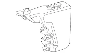 Mercedes-benz 206-869-00-00 Genuine Mercedes-benz Reservoir Mercedes-benz 206-869-00-00 Genuine Mercedes-benz Reservoir