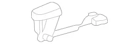 Mercedes-benz 208-860-12-47 Genuine Mercedes-benz Nozzle Windshield Wshr Syst