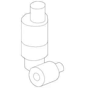 Mercedes-benz 246-866-00-00 Genuine Mercedes-benz Washer Pump