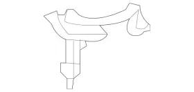 Mercedes-benz 253-860-00-47 Genuine Mercedes-benz Windshield Washer Nozzle