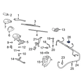 Mercedes-benz Oe 2108602347 For Mercedes-benz E320 02-03 Front Windshield Washer Nozzle Mercedes-benz Oe 2108602347 For Mercedes-benz E320 02-03 Front Windshield Washer Nozzle