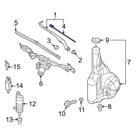 Mercedes-benz Oe 860454764 For Mercedes-benz Sprinter 2500 10-18 Windshield Washer Nozzle
