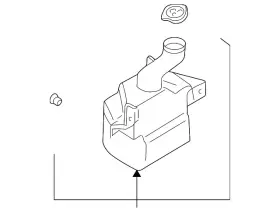 Mitsubishi Mr522402 Genuine Washer Reservoir