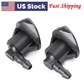 Motorshop 77us 613654193570 2 Windshield Wiper Spray Jet Nozzle Washer For Toyota Corolla Sienna 2004-11 Us