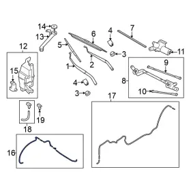 Nissan Oe 289354ba0a For Rogue 2014-2020 Front Windshield Washer Hose Nissan Oe 289354ba0a For Rogue 2014-2020 Front Windshield Washer Hose