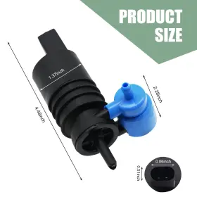 PINPSDJ2001BL-1PC PINFLAW Pack Car Windshield Washer Pump Gla #2