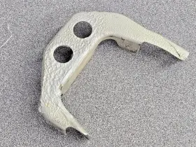 Porsche 91150307901 Used Original 911 930 Windshield Washer Bottle Mounting Bracket #2 Porsche 91150307901 Used Original 911 930 Windshield Washer Bottle Mounting Bracket #2