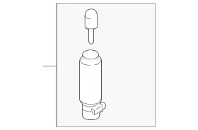 Porsche 970-628-153-00 Genuine Pressure Cylinder