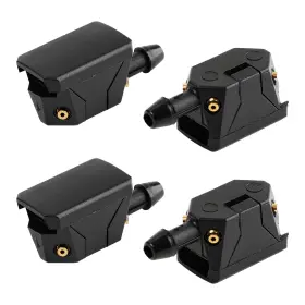 Suvnie Suvnie-1245fw 4 Pcs Front Windshield Washer Nozzles 0.79 X 0.51 0.7 Inches