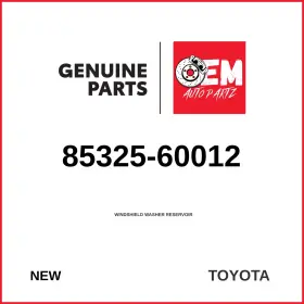 Toyota 85325-60012 Genuine 1990-1993 Land Cruiser Windshield Washer Reservoir
