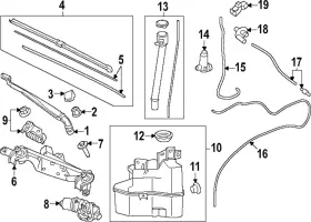 Toyota 85330-48030 Genuine Windshield Washer Pump Toyota 85330-48030 Genuine Windshield Washer Pump