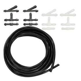 Uhanbut Uhanbut-unb-072 Windshield Washer Hose Kit 4 Meter 157.48 X 0.17 Inches Black&white