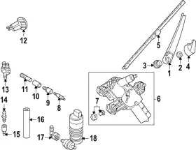 Volkswagen 1ea-971-841 Genuine Grommet