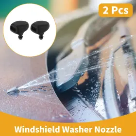 X Autohaux 6438y3 2 Pcs Front Windshield Washer Nozzle For Peugeot 207 2007 2015 No.6438y3