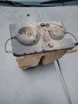 87-96 Ford F150/f250/f350/bronco Washer Fluid Bottle Coolant Reservoir Pump Oem. Fixed Price $40.05.