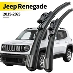 2pcs Front Windshield Flat Wiper Blade Set For Jeep Renegade 2015-2025 22"+20". Fixed Price $19.99.