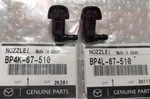 "mazda Mazda3 Bk 04-09 Genuine Washer Nozzle Rh & Lh Bp4l-67-510 Bp4k-67-510 Set. Fixed Price $42.00.