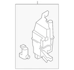 Genuine Nissan 14-16 Rogue(non Select Models W/o Platinum Package) Washer Reserv. Fixed Price $183.00.
